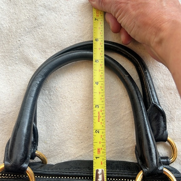 Prada Black Satchel Tote Authentic With Two Zippers - Picture 13 of 15